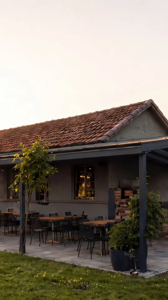 Die Drosselbar in Rauschenberg-Bracht im Abendlicht
